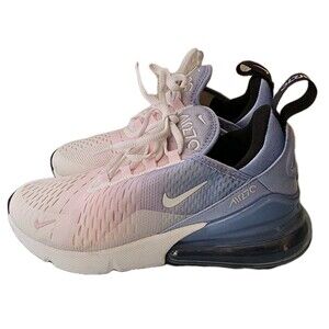 Nike Air Max 270 Womens Size 6 Pink Blue White Athletic Running Shoes Sneakers